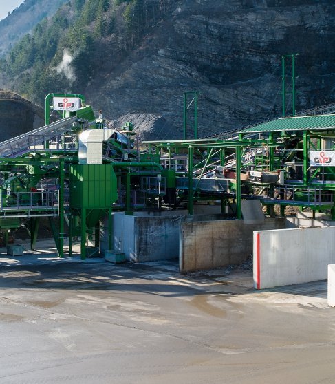 Schlackenauftrennungsanlage